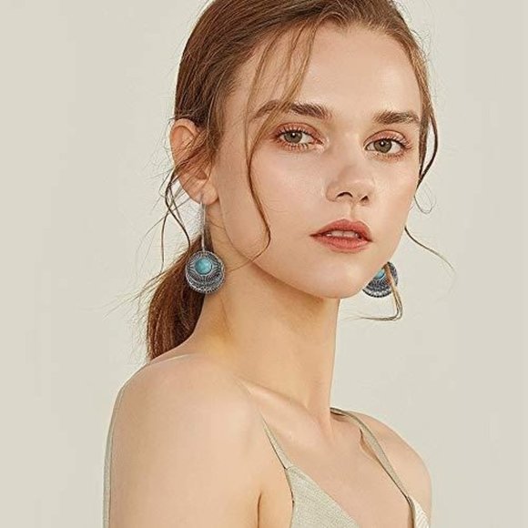 36 Pairs Fashion Vintage Drop Dangle Earrings Set for Women/Girls - Picture 5 of 5